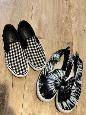 3for15 😍 Lot of 2 Canvas Shoes Slip-On Shoes